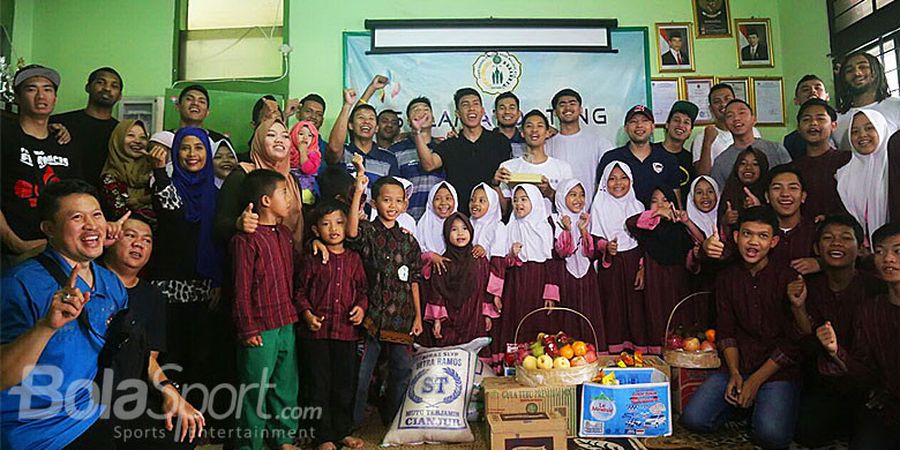 Garuda Bandung Kunjungi Panti Asuhan Jelang Play-off IBL 2017-2018