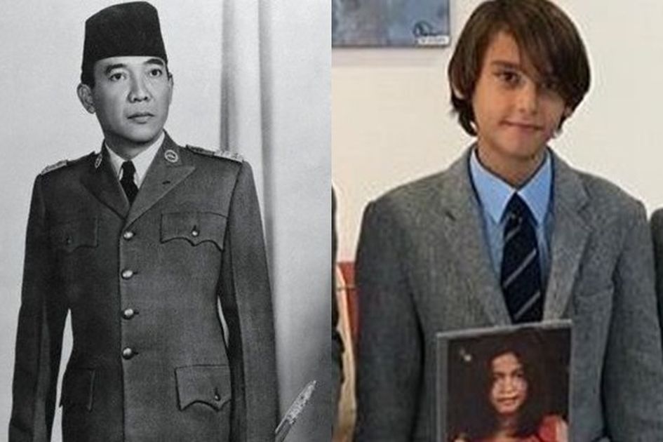 Berparas Bule Siapa Sangka Ada Darah Soekarno Yang Mengalir Di Tubuhnya