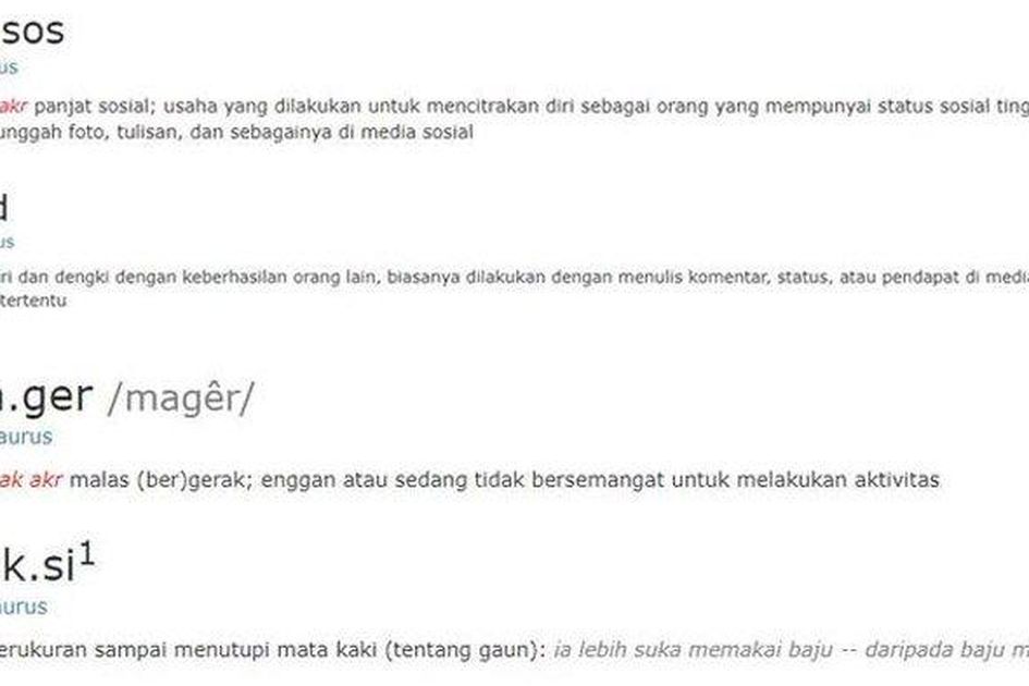 Mulai Dari Pansos Mager Sampai Cie Inilah Deretan Istilah Kekinian Yang Biasa Dipakai Kaum Remaja Dan Resmi Masuk Kbbi