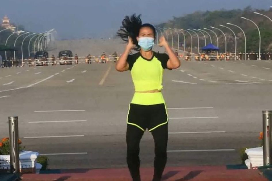 Sempat Gemparkan Publik Gegara Senam Tiktok Pakai Lagu Ampun Bang Jago Berlatar Kudeta Myanmar Instruktur Aerobik Ini Akui Tak Bermaksud Lecehkan Militer