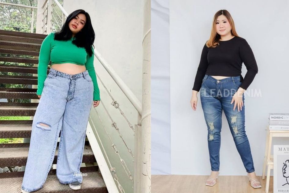 Rekomendasi Ripped Jeans Plus Size 