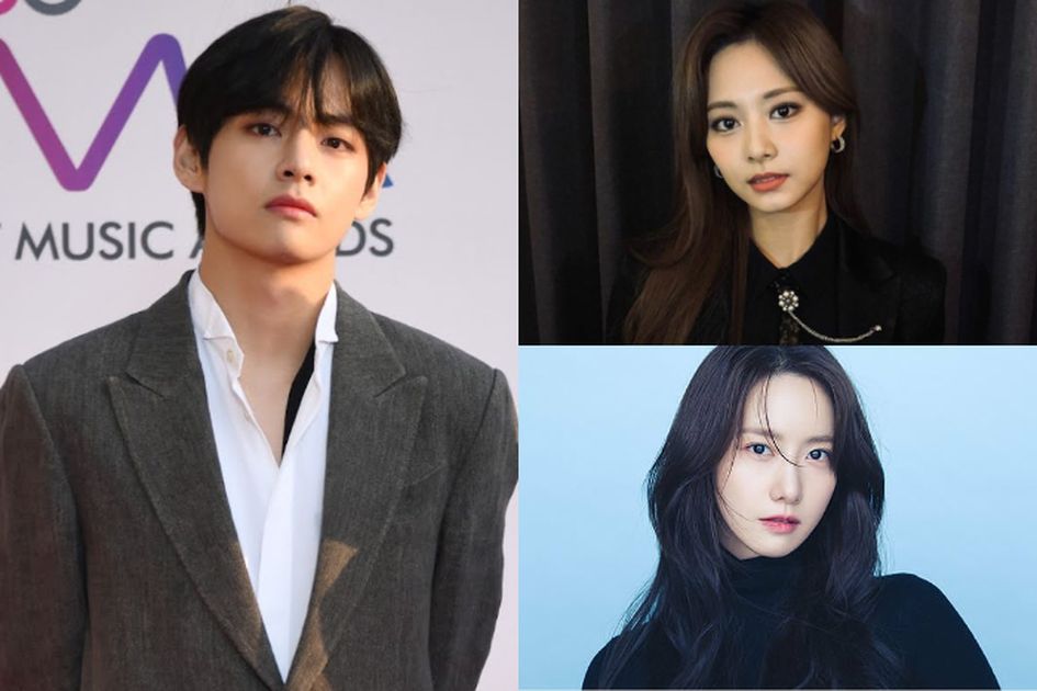 Dikenal Akan Parasnya Yang Tampan V Bts Sampai Pernah Diterpa Rumor Kencan Dengan Deretan Selebriti Ternama Ini Ada Tzuyu Twice Dan Yoona Snsd