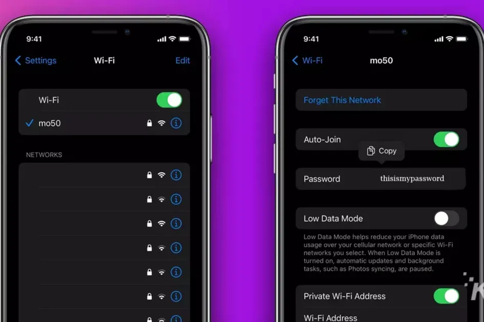 Пароли wifi ios. Пароли wifi ios