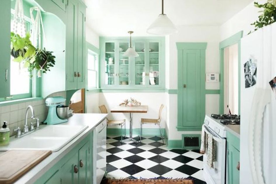 Selain Interior Warna Hijau Sage, Hijau Mint-Green Juga Menarik, Ini