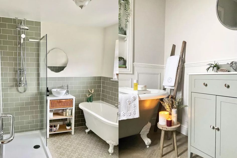 4 Cara Menghadirkan Warna Hijau Sage Green di Kamar Mandi
