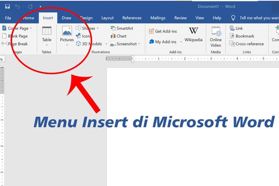Menu Apa Saja yang Ada di Tab Insert Microsoft Word, Ternyata ini