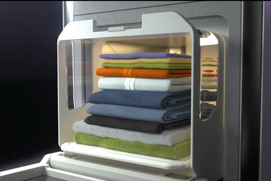 Wih Canggih Mesin Cuci Ini Bisa Menyetrika Dan Melipat Baju Sendiri Loh