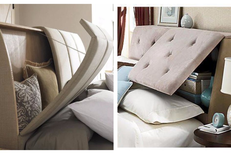 Rapi Simpel Dan Lucu Gini Cara Buat Headboard Tempat Tidur Jadi Tempat Penyimpanan