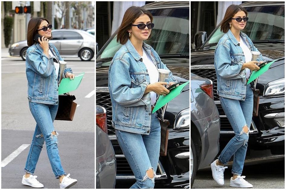 Bukan Selena Gomez Kalau Nggak Bisa Bikin Jaket Jeans Jadi Keren dan  Stylish, Contek yuk Buat Inspirasi Gaya Kamu!