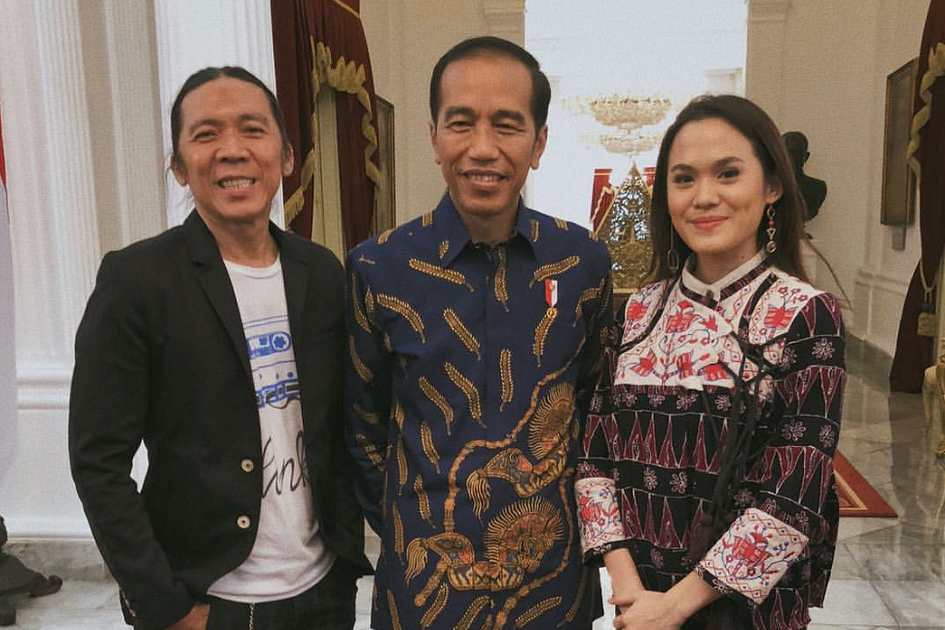 Tanpa Persiapan, Sheryl Sheinafia Foto Bareng Presiden Joko Widodo