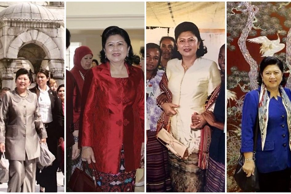 Gaya Bersahaja Elegan Mantan Ibu Negara Ani Yudhoyono Yang Khas Ini Model Tas Favorit Kesukaannya<script async src=