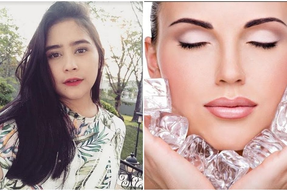 Cuma Pakai Es Batu Kulit Bisa Bebas Jerawat Seperti Wajah Prilly Latuconsina