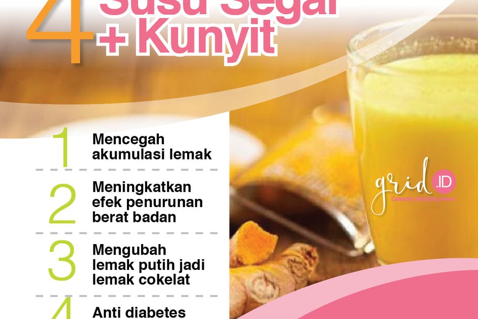 Cocok Untuk Diet Dan Anti Diabetes Ini Dia 4 Manfaat Susu Kunyit