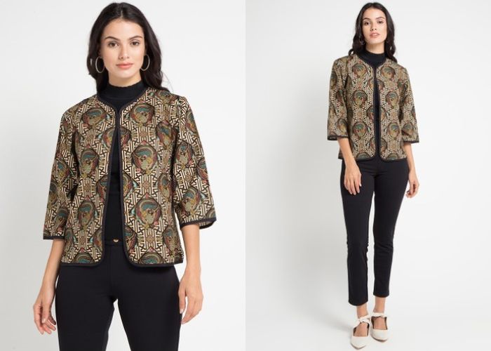 7800 Model Blazer Batik Panjang 2018 HD Terbaru