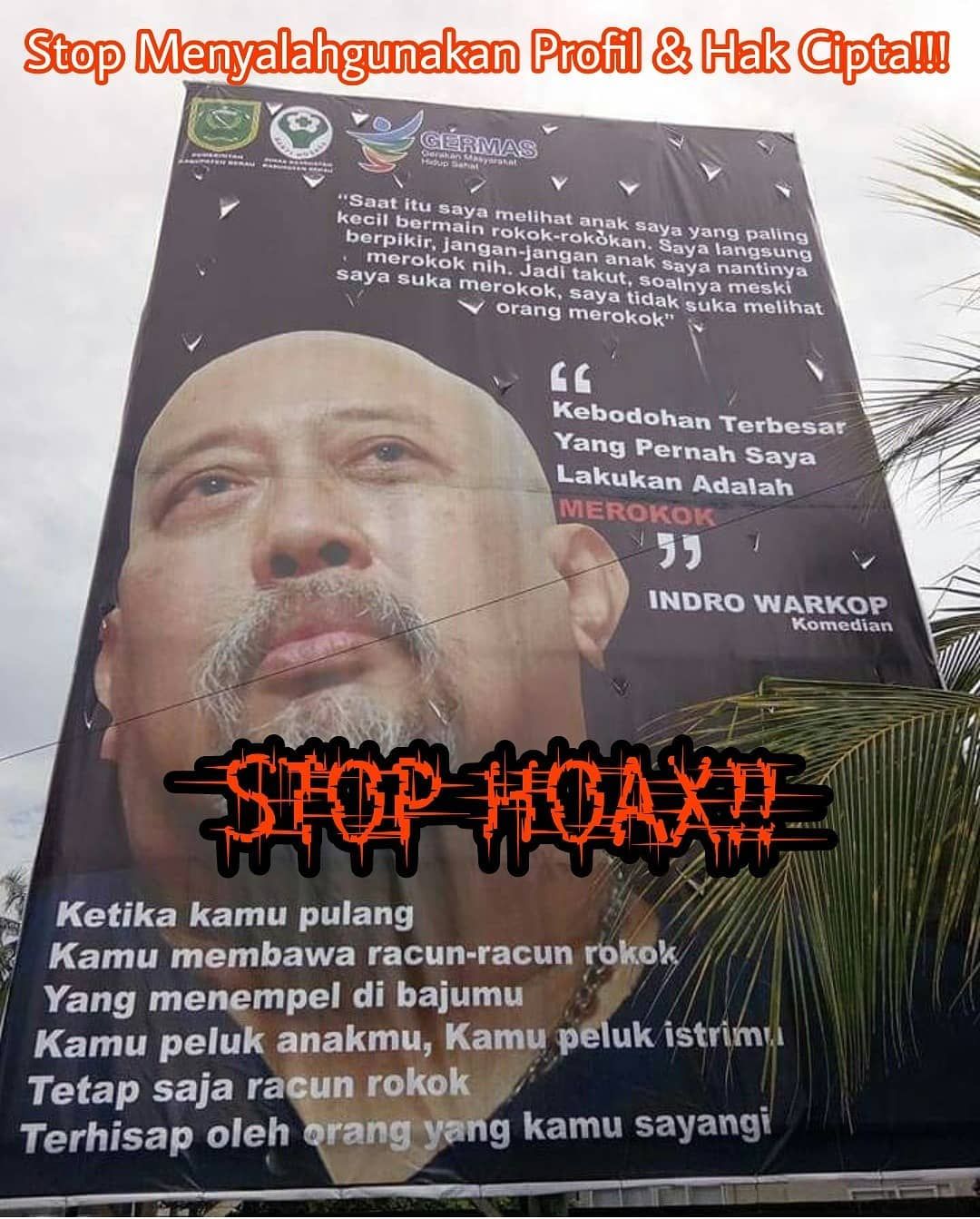 Beredar Meme Bahaya Merokok Pasca Kematian Istrinya