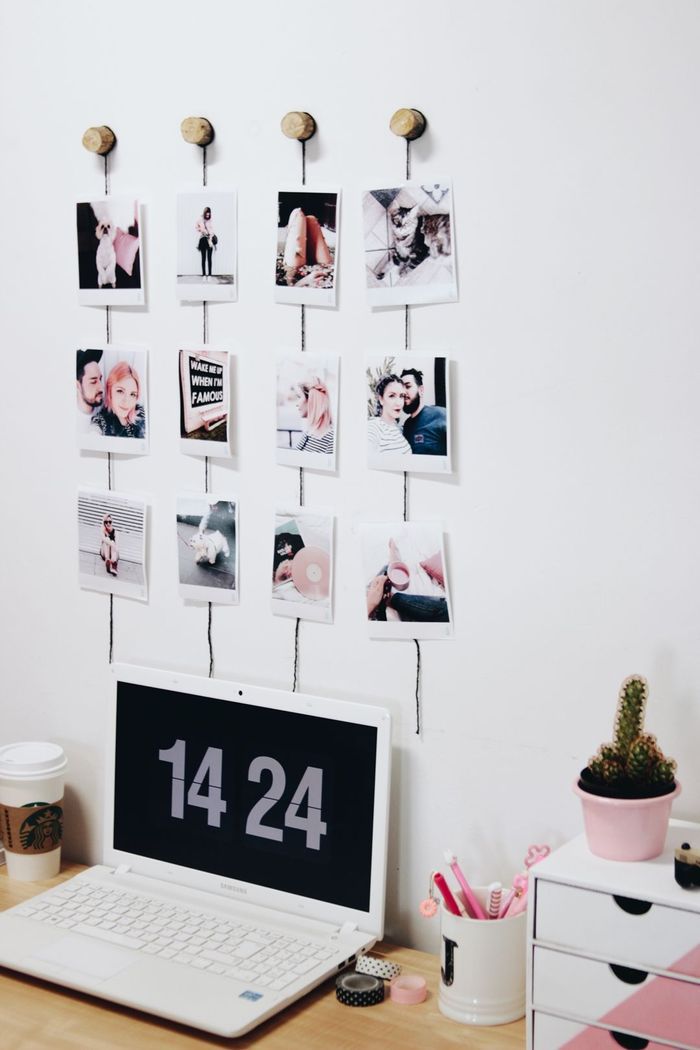 Paling Keren 21 Tatanan Foto  Polaroid Di  Dinding  Kamar  