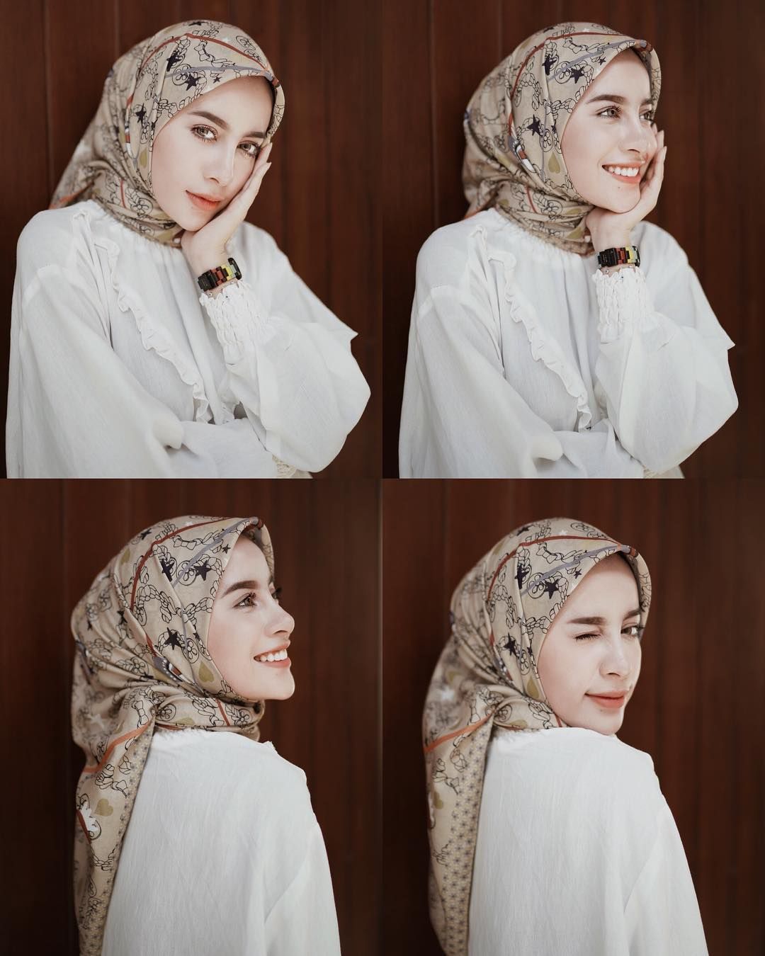 4 Tren Gaya Hijab 2019 Model Segi Empat Ala Selebgram Semua