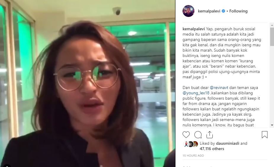 Kemal Palevi Beri Nasihat Untuk Revina Vt Dan Young Lex Agar Bijak