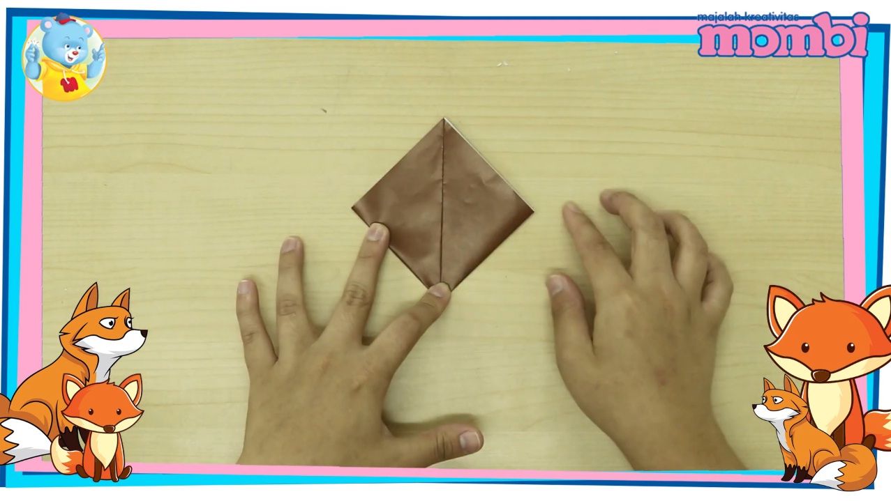 Kreasi Membuat Origami Rubah Yang Lucu Dan Mudah Ikuti Caranya