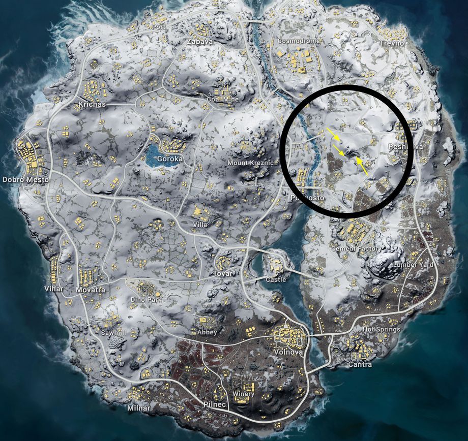 Inilah Lokasi Gua Rahasia Dengan Item Bagus Di Map Vikendi PUBG