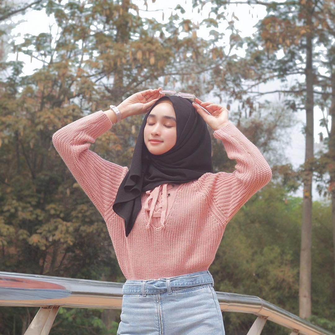 ootd sweater pink