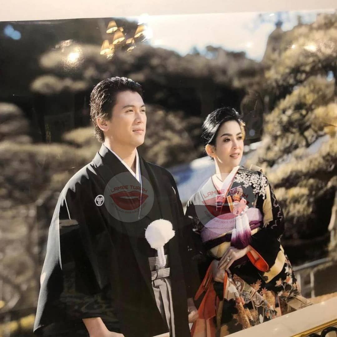 Beda Arti Kimono Luna Maya VS Syahrini Saat Prewedding Dengan Reino
