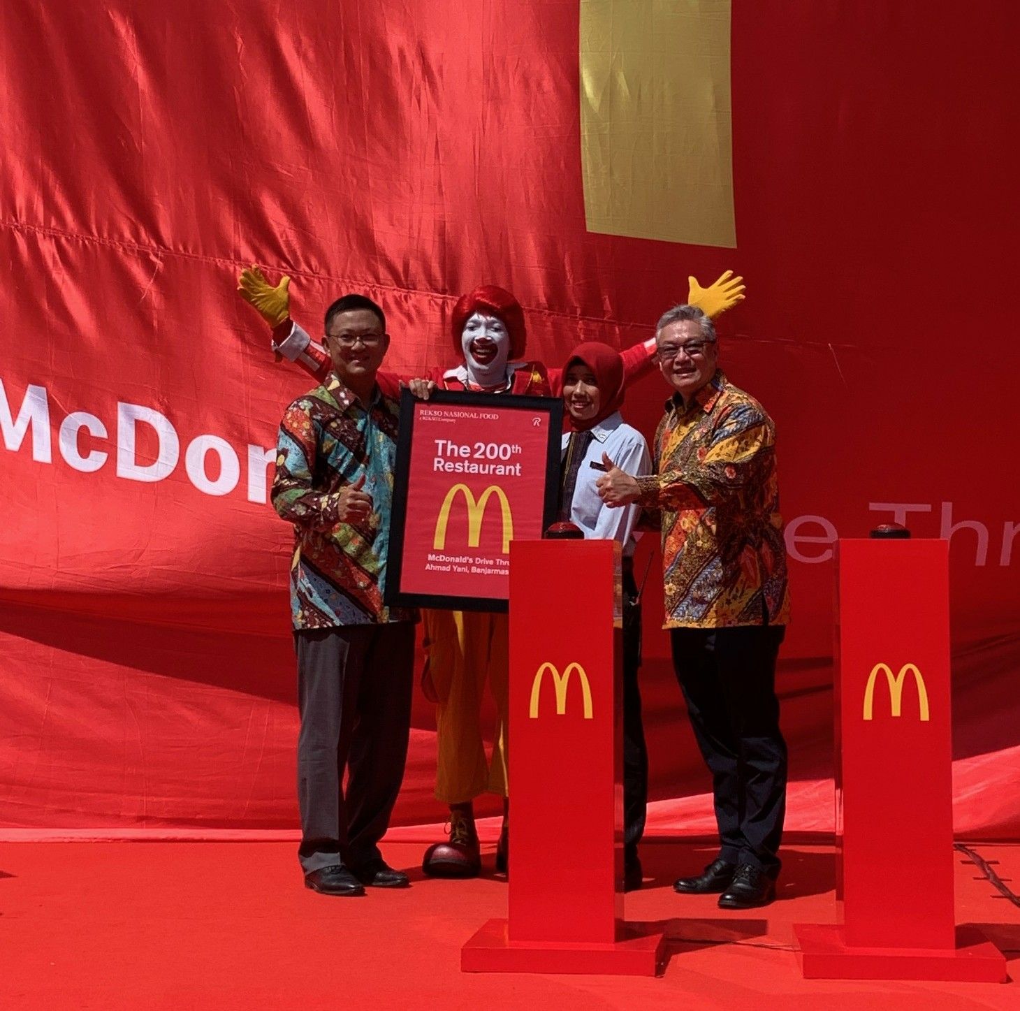 Bersejarah McDonald s Buka Gerai ke 200 di Indonesia dan Pertama di Banjarmasin Semua Halaman Grid ID