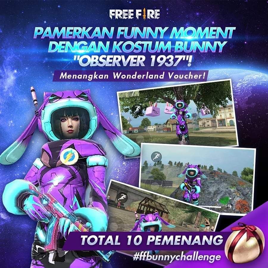 Screenshot Dapatkan Hadiah Dengan Gunakan Bunny Costume Di Free