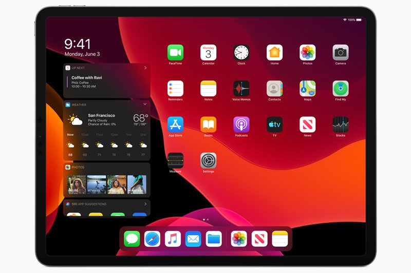 Home Screen iPadOS