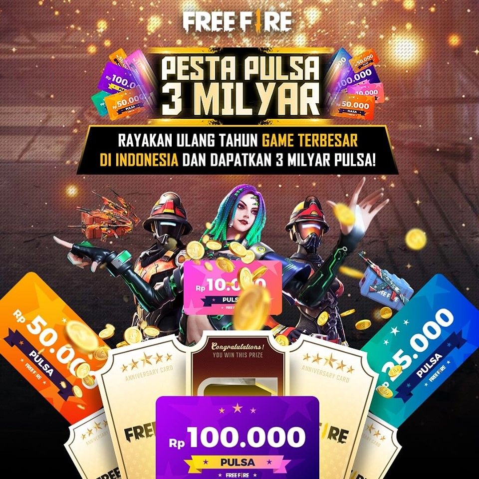 Ini Dia Event Menarik Ulang Tahun Garena Free Fire Indonesia