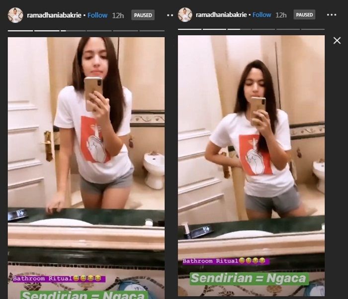 Langsung Jadi Sorotan Nia Ramadhani Unggah Video Seksi Di Kamar Mandi Hingga Pamerkan Ritual Ini Bathroom Ritual