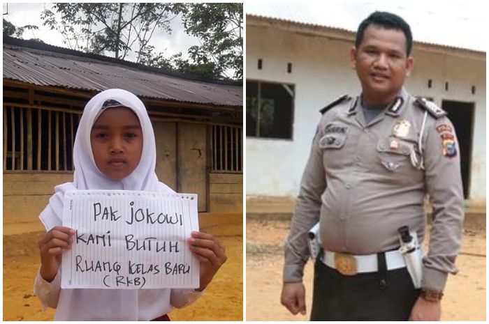 Gunakan Seluruh Gaji Hingga Jual Perhiasan Istri Polisi Ini Mati Matian Bangun Sd Yang Berjarak 12 Jam Dari Rumahnya