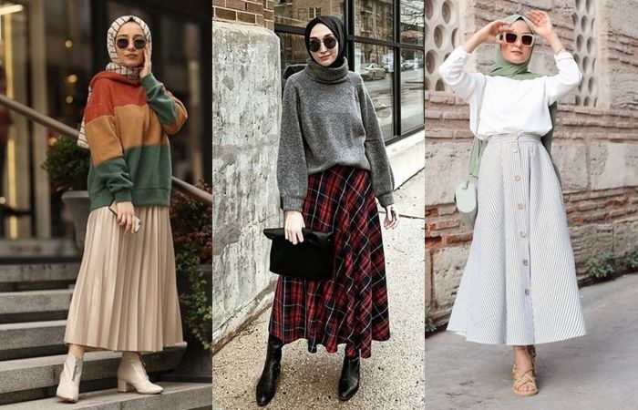 set atasan dan rok denim 9663 wanita kekinian terbaru 2020 - Rok Wanita - Zilingo Shopping Indonesia