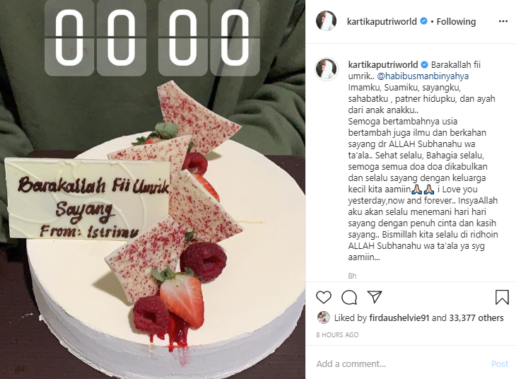 Tepat Jam 12 Malam Kartika Putri Berikan Ini Pada Suaminya