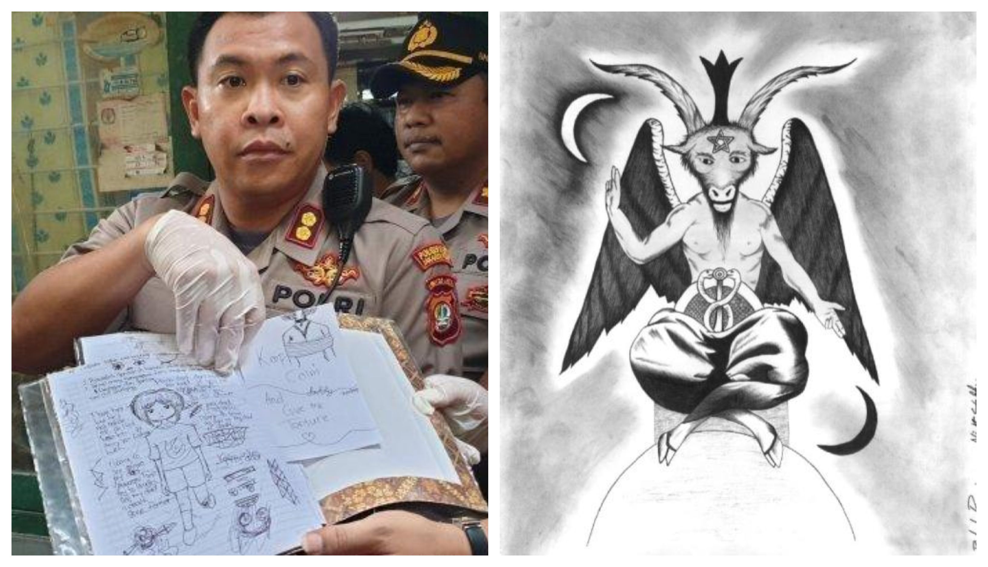 Remaja Yang Tega Habisi Nyawa Bocah 5 Tahun Ini Sering Gambar