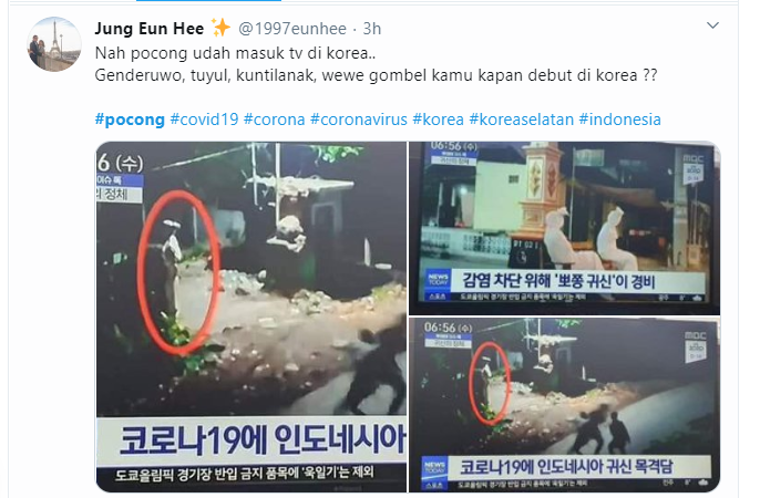 Pemberitaan Pocong di Korea