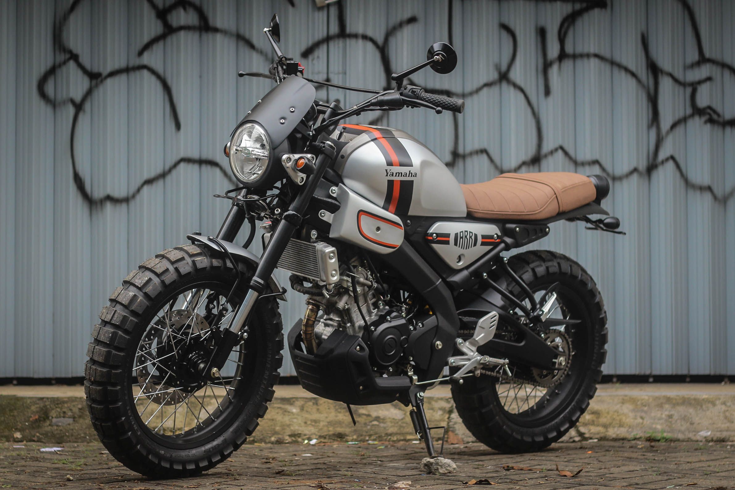 Modifikasi Yamaha XSR 155 Scrambler