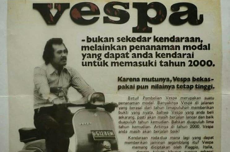 Bikin Bulu Kuduk Merinding, Iklan Vespa Tahun 70-an Sudah Ajarkan Investasi  - Semua Halaman - Motorplus