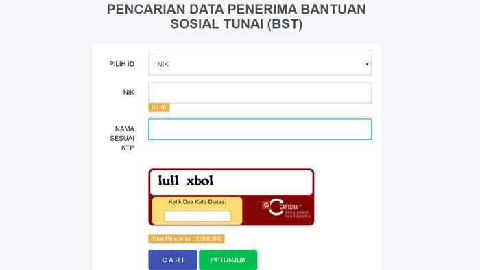Cek Penerima Bansos Kis Dtks Kemensos Go Id Pakai Nik Ktp Sendiri : Cek