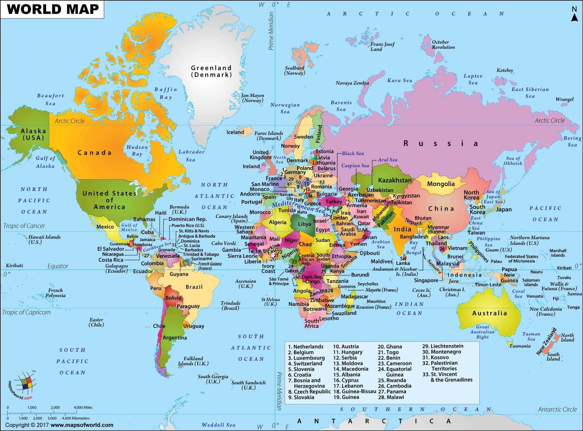 Gambar Peta Dunia Asli yang Bisa Digunakan untuk Belajar Anak-anak - Semua  Halaman - Intisari