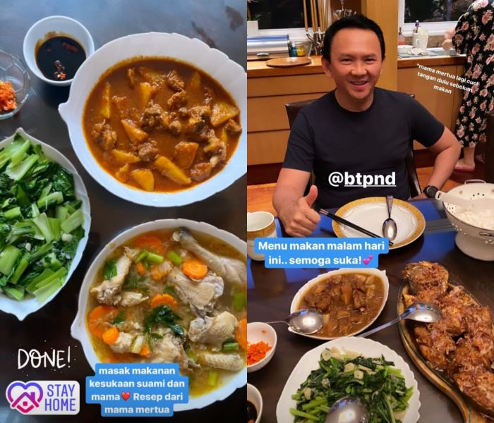 Gak Kalah Dari Veronica Tan Begini Gesitnya Istri Ahok Di Dapur Saat Masak Makan Malam Untuk Suami Tercinta Semua Halaman Sajian Sedap