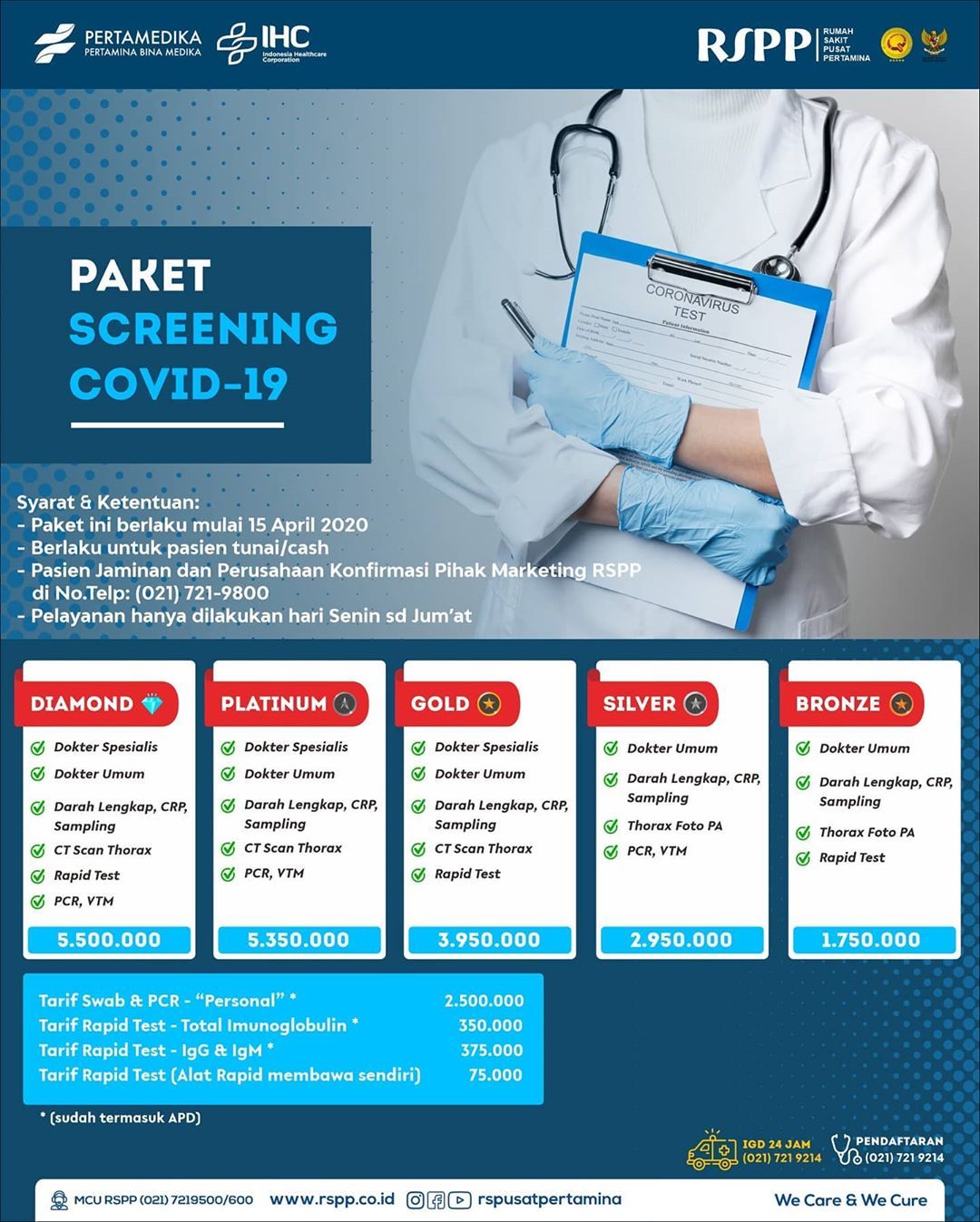 Info ttg Harga Swab Test Antigen Viral