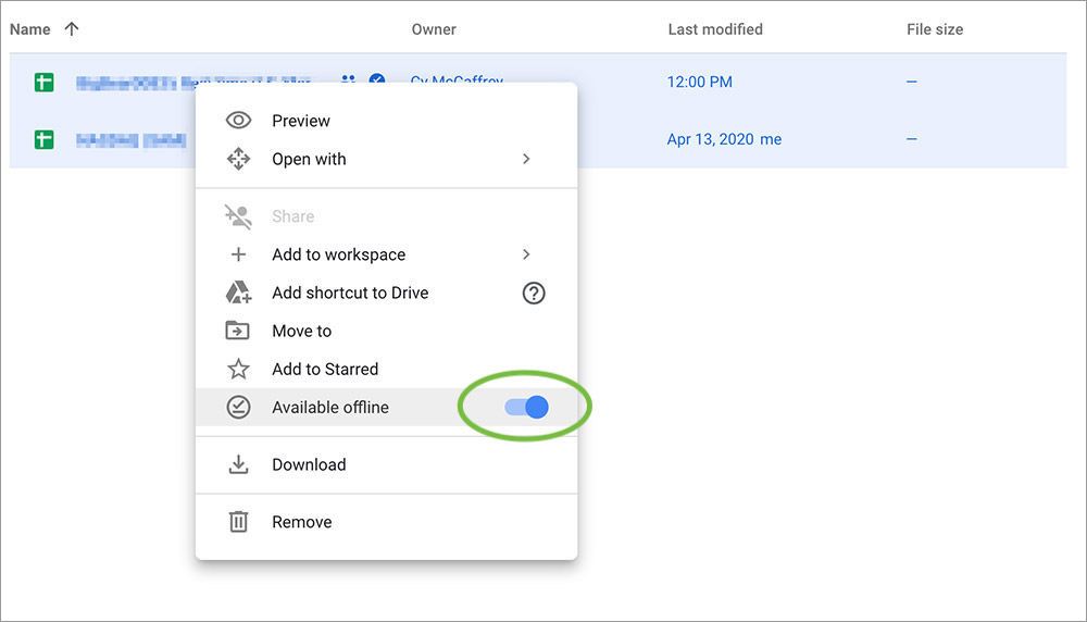 Cara mengambil data di google drive