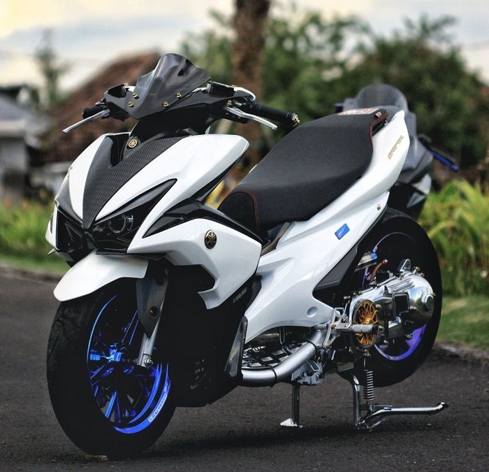 Modifikasi Yamaha Aerox Tampang Kalem Tapi Sporty Kaki Kaki Makin Gambot Semua Halaman Motorplus