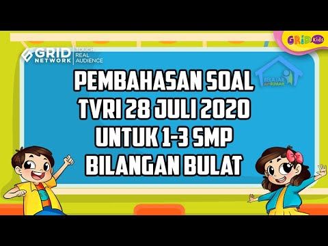 Soal Dan Jawaban Materi Tvri Bilangan Bulat Belajar Dari Rumah Selasa 28 Juli 2020 Semua Halaman Kids