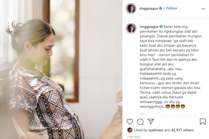 Lebih Dari 5 Tahun Menikah Dengan Sabai Morscheck Ringgo Agus Rahman Mengaku Tak Pernah Mendapat Apa Yang Diinginkannya Gak Apa Apa Aku Dimaki Dan Dicaci