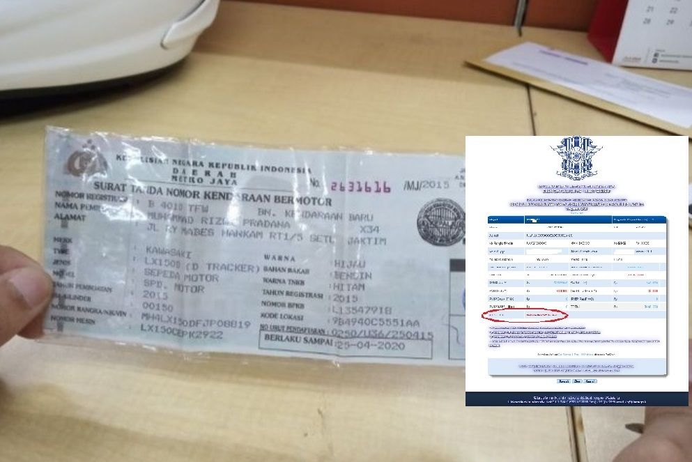 Cek Pelat Nomor Kendaraan Anda Begini Ciri Stnk Nya Sedang Diblokir Karena Tilang Elektronik Cukup Lihat Dari Handphone Motorplus