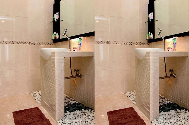 Kamar Mandi Bertabur Koral Pilihan Warna Natural Untuk Kesan Bersih Semua Halaman Idea