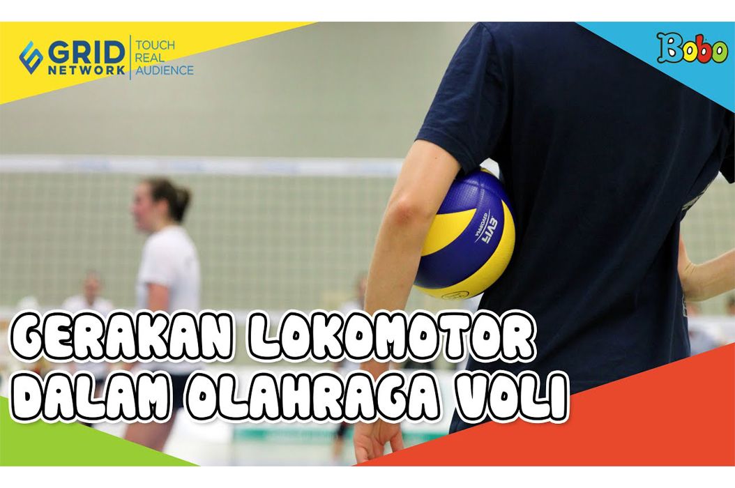 ilustrasi olahraga voli
