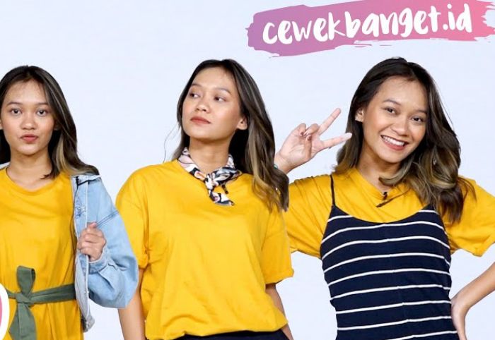 4 Tips Mix and Match Oversized T-shirt 